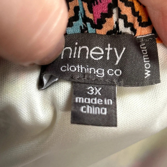 Ninety Clothing Co Women’s 3X Pull On Accordion‎ Skirt Colorful Lined Bohemian - Picture 9 of 11